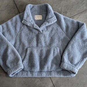 Aeropostale Blue Fleece Pullover Sweatshirt Kids Size Medium‎ Hoddie